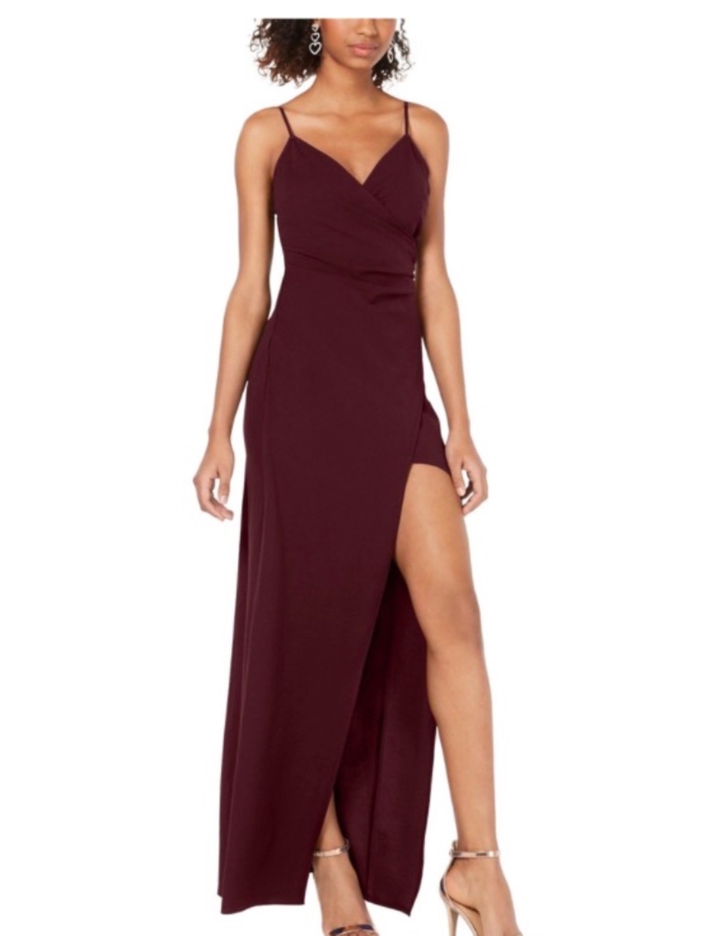⭐️ Emerald Sundae Dark Red Maxi Dress - size S
